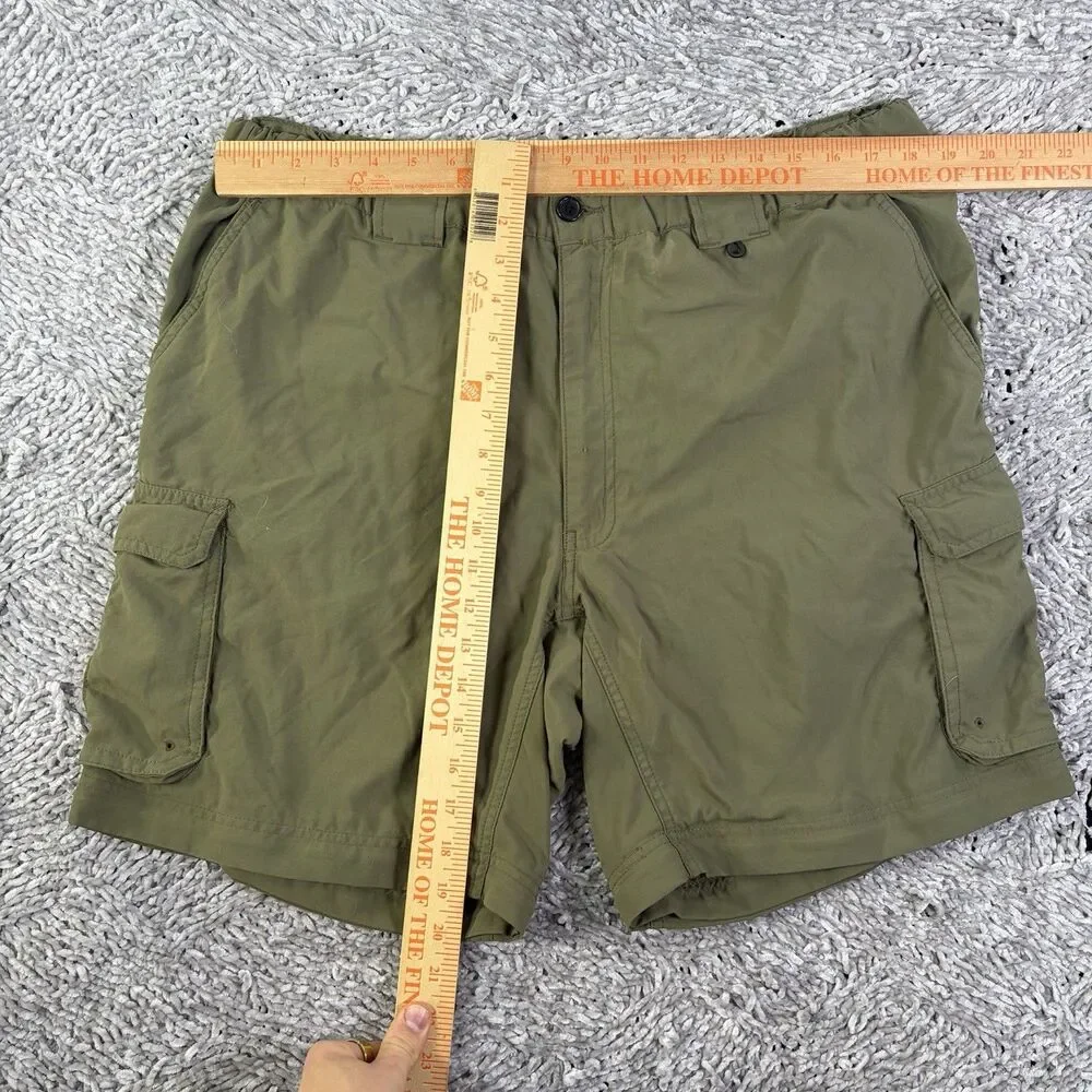 Boy Scouts Of America Convertible Cargo Shorts Mens Large Green Utility Summer